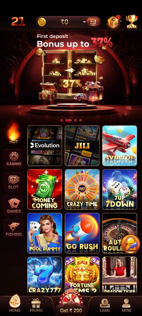 21Game (21.game) APK : Download & Get Rs. 40 Bonus 1