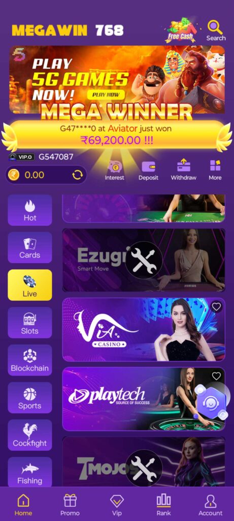 Megawin 786 APK: Download & Get Free Cash Bonus 1
