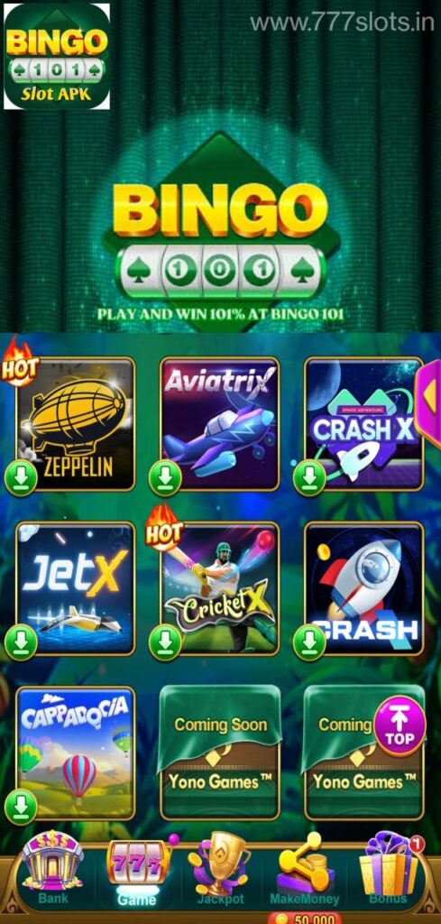 Bingo 101 Slot APK: Download & Get Free Cash Bonus 1