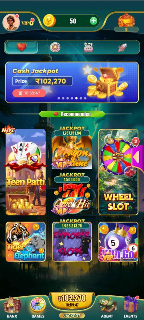 One 21 Slots APK Download & Get RS.50 Free Bonus 1