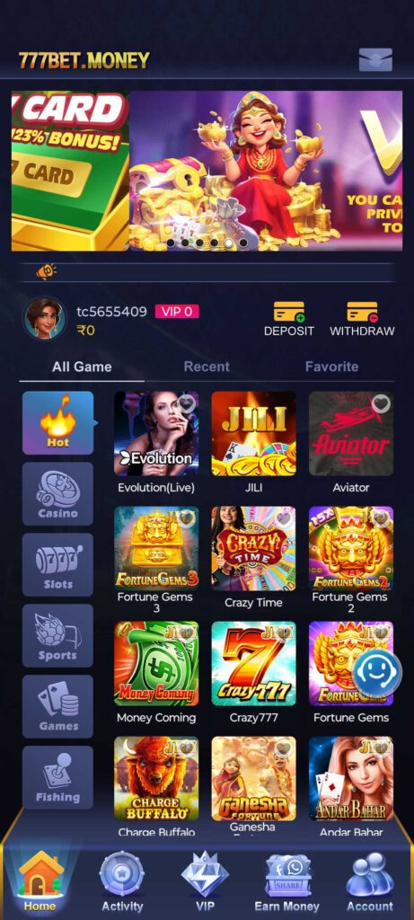 777 Bet APK Download & Get Rs.51 Free Cash Bonus 1
